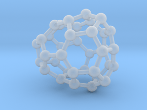 0031 Fullerene c36-03 c1 in Clear Ultra Fine Detail Plastic