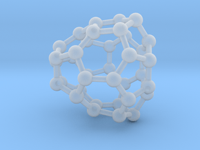 0036 Fullerene c36-08 cs in Clear Ultra Fine Detail Plastic