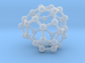0037 Fullerene c36-09 c2v in Clear Ultra Fine Detail Plastic