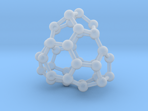 0041 Fullerene c36-13 d3h in Clear Ultra Fine Detail Plastic