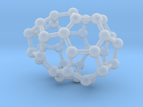 0082 Fullerene c38-1 c2 in Clear Ultra Fine Detail Plastic