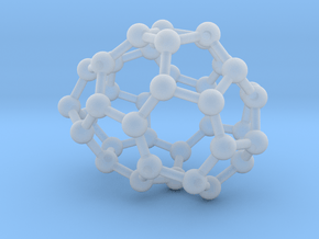 0084 Fullerene c38-3 c1  in Clear Ultra Fine Detail Plastic