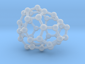 0110 Fullerene C40-4 c1 in Clear Ultra Fine Detail Plastic