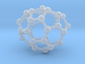 0112 Fullerene C40-6 c1 in Clear Ultra Fine Detail Plastic
