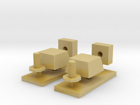 Cod Studs with Plate in Tan Fine Detail Plastic