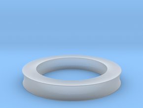 0137 Astroid Torus (R=8, r=2, θ=pi/4) 5cm in Clear Ultra Fine Detail Plastic