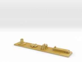 ST Automatic Blaster Aluminum Plate and Parts in Tan Fine Detail Plastic