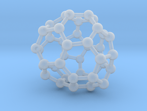 0146 Fullerene C40-34 c1 in Clear Ultra Fine Detail Plastic