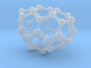 0186 Fullerene C42-3 c1 in Clear Ultra Fine Detail Plastic