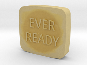 Eveready (Ever Ready) Minilight Button in Tan Fine Detail Plastic