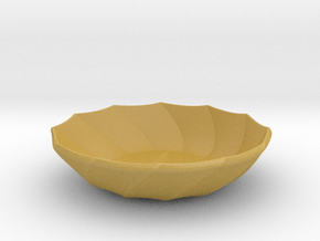 0199 Model (d=10cm,h=2.5cm) #001  in Tan Fine Detail Plastic
