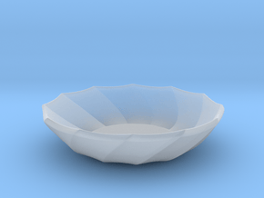 0199 Model (d=10cm,h=2.5cm) #001  in Clear Ultra Fine Detail Plastic
