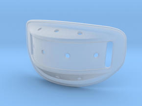 Helmet Chin Cup 1/6th Scale in Clear Ultra Fine Detail Plastic