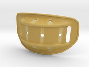 Helmet Chin Cup 1/2 Scale in Tan Fine Detail Plastic