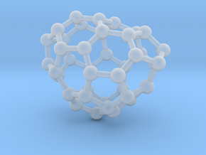 0231 Fullerene C42-10 c1 in Clear Ultra Fine Detail Plastic