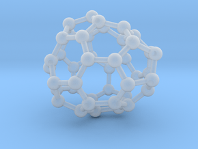 0235 Fullerene C42-14 c1 in Clear Ultra Fine Detail Plastic