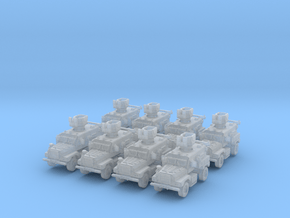 MRAP Cougar 4x4 (x8) 1/500 in Clear Ultra Fine Detail Plastic