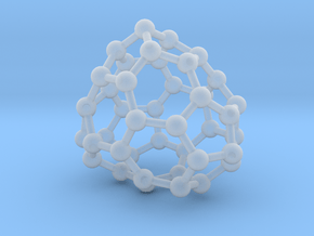 0239 Fullerene C42-18 c1 in Clear Ultra Fine Detail Plastic