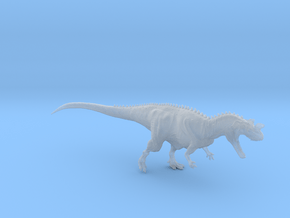 Ceratosaurus middle size in Clear Ultra Fine Detail Plastic