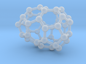 0248 Fullerene C42-27 c2 in Clear Ultra Fine Detail Plastic
