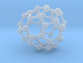 0251 Fullerene C42-30 c1 in Clear Ultra Fine Detail Plastic