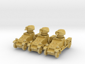 Lanchester AC (x3) 1/285 in Tan Fine Detail Plastic
