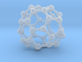 0262 Fullerene C42-41 c2 in Clear Ultra Fine Detail Plastic
