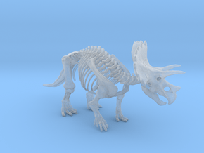 Triceratops Skeleton in Clear Ultra Fine Detail Plastic