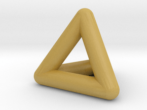 0278 Tetrahedron V&E (full color) in Tan Fine Detail Plastic
