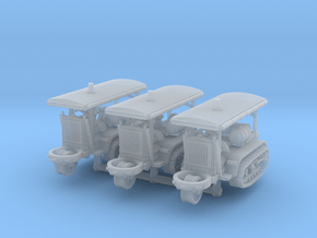 Holt 75 Tractor (x3) 1/200 in Clear Ultra Fine Detail Plastic