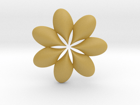 0295 AntisymmetricTorus (p=6.0) 3cm #015 in Tan Fine Detail Plastic