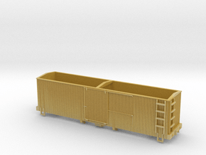 HOn30 Sandy River 28 foot Boxcar in Tan Fine Detail Plastic