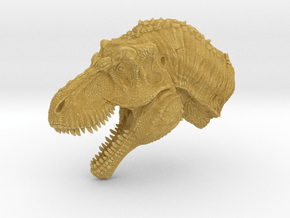 Tyrannosaurus Head & Neck (1:35) for Cesar Gomez in Tan Fine Detail Plastic