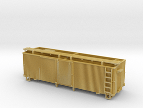HOn30 25 foot Boxcar in Tan Fine Detail Plastic