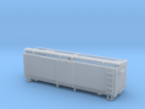 HOn30 25 foot Boxcar in Clear Ultra Fine Detail Plastic