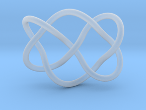 0356 Hyperbolic Knot K6.28 in Clear Ultra Fine Detail Plastic