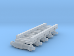 Air Brake (x5) for HOn3/30 Freight stock in Clear Ultra Fine Detail Plastic