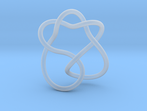0364 Hyperbolic Knot K4.1 in Clear Ultra Fine Detail Plastic