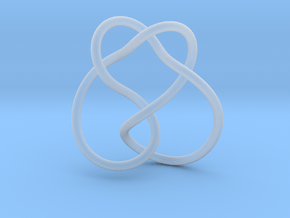 0365 Hyperbolic Knot K3.2 in Clear Ultra Fine Detail Plastic