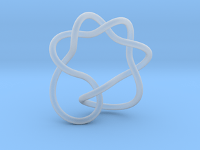 0367 Hyperbolic Knot K4.2 in Clear Ultra Fine Detail Plastic
