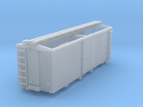 HOn30 22ft Boxcar (FUD) in Clear Ultra Fine Detail Plastic