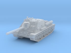 SU-85 tank 1/87 in Clear Ultra Fine Detail Plastic