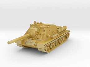 SU-85 tank 1/76 in Tan Fine Detail Plastic