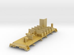 HOn3 30ft combine chassis in Tan Fine Detail Plastic