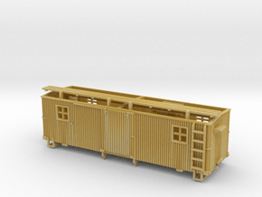 HOn3 MOW Boxcar A in Tan Fine Detail Plastic