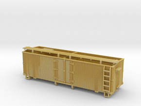 HOn3 25ft Reefer (without hatches) in Tan Fine Detail Plastic