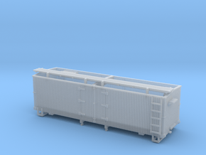 HOn3 25ft Reefer (without hatches) in Clear Ultra Fine Detail Plastic