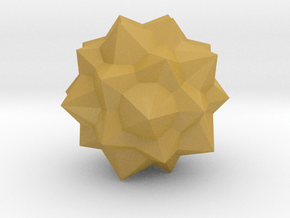 0450 Trapezohedrons F (I06) in Tan Fine Detail Plastic