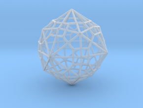 0495 Truncated Cuboctahedron + Dual in Clear Ultra Fine Detail Plastic