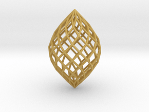  0513 Polar Zonohedron E [11] #001 in Tan Fine Detail Plastic